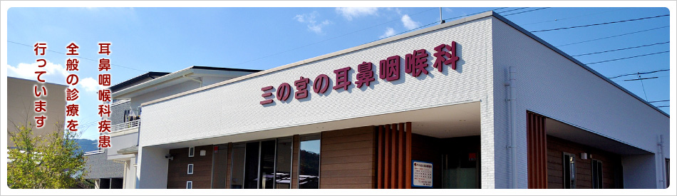 耳鼻咽喉科疾患全般の診療を行っています